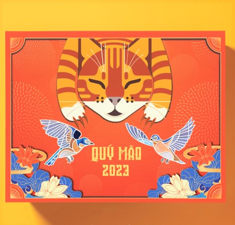 HỘP QUÀ TẾT 2023 - SET UP THEO YÊU CẦU MẪU 1